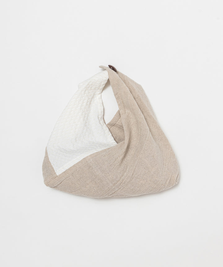 SASHIKO FABRIC あずま袋  BEIGE S