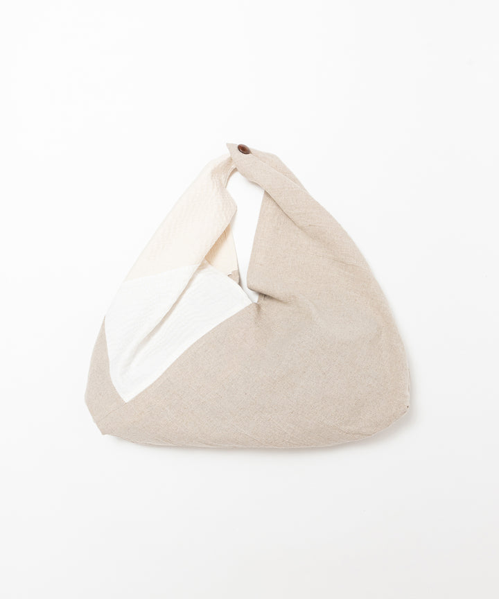 SASHIKO FABRIC あずま袋  BEIGE L