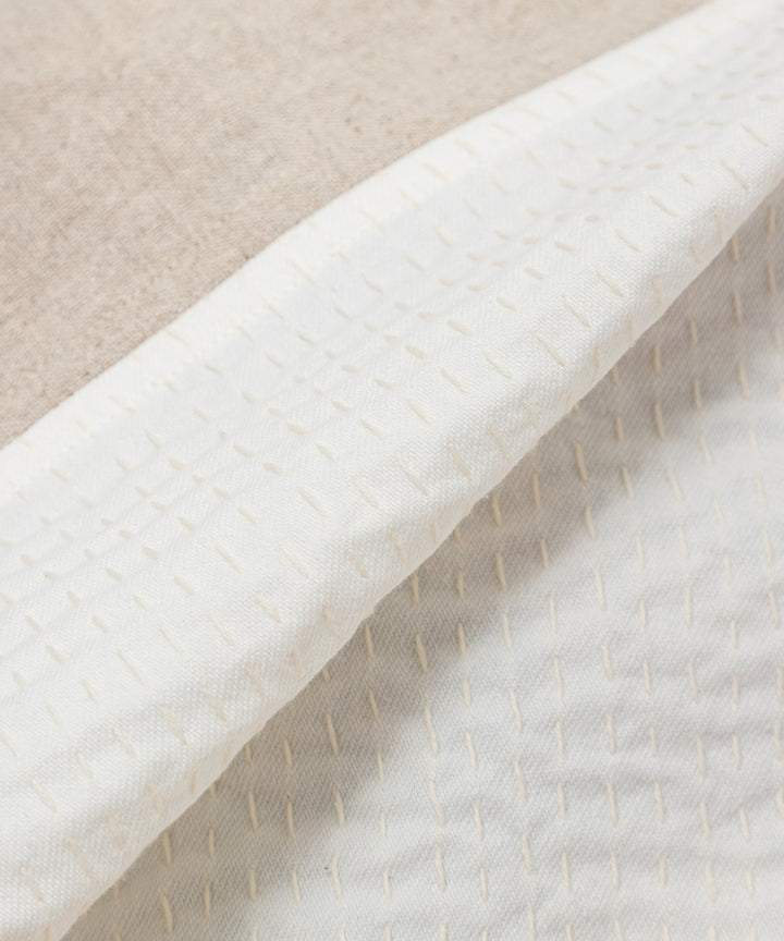 SASHIKO FABRIC あずま袋  BEIGE L