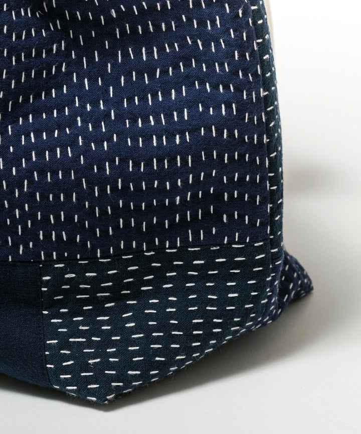 SASHIKO FABRIC basic tote bag