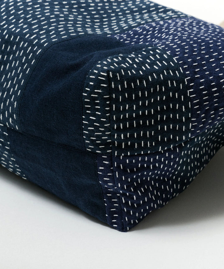 SASHIKO FABRIC basic tote bag