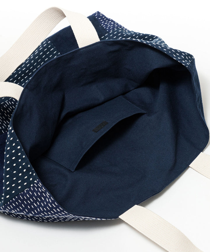 SASHIKO FABRIC basic tote bag