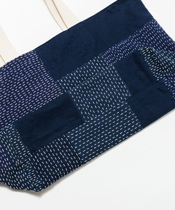 SASHIKO FABRIC basic tote bag