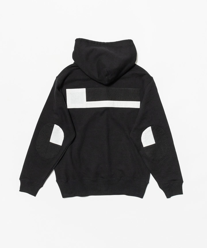 SASHIKO FABRIC Hoodie / Black