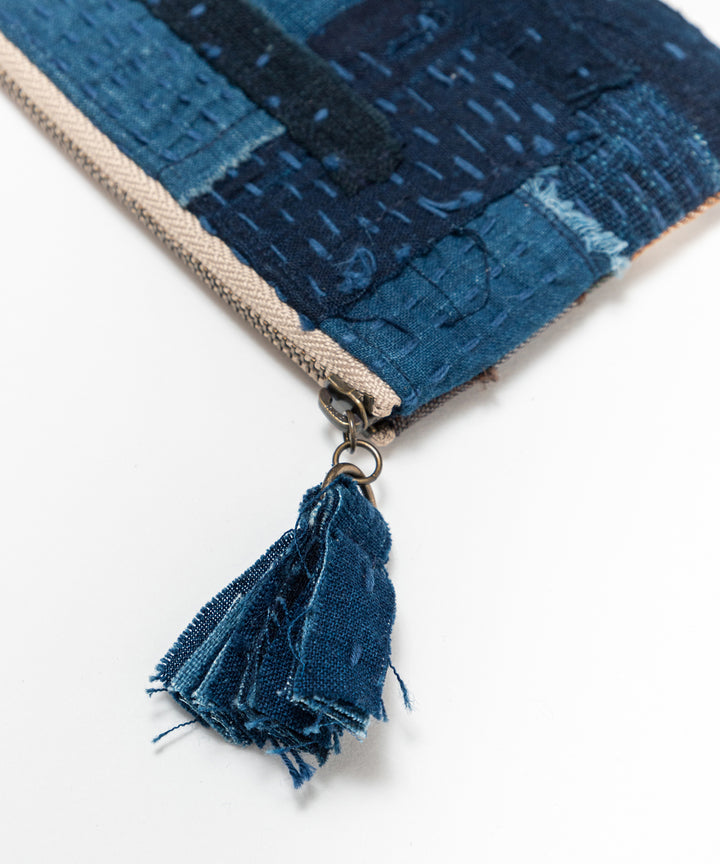 Willow dyeing and weaving workshop × TERAS BORO FABRIC wallet