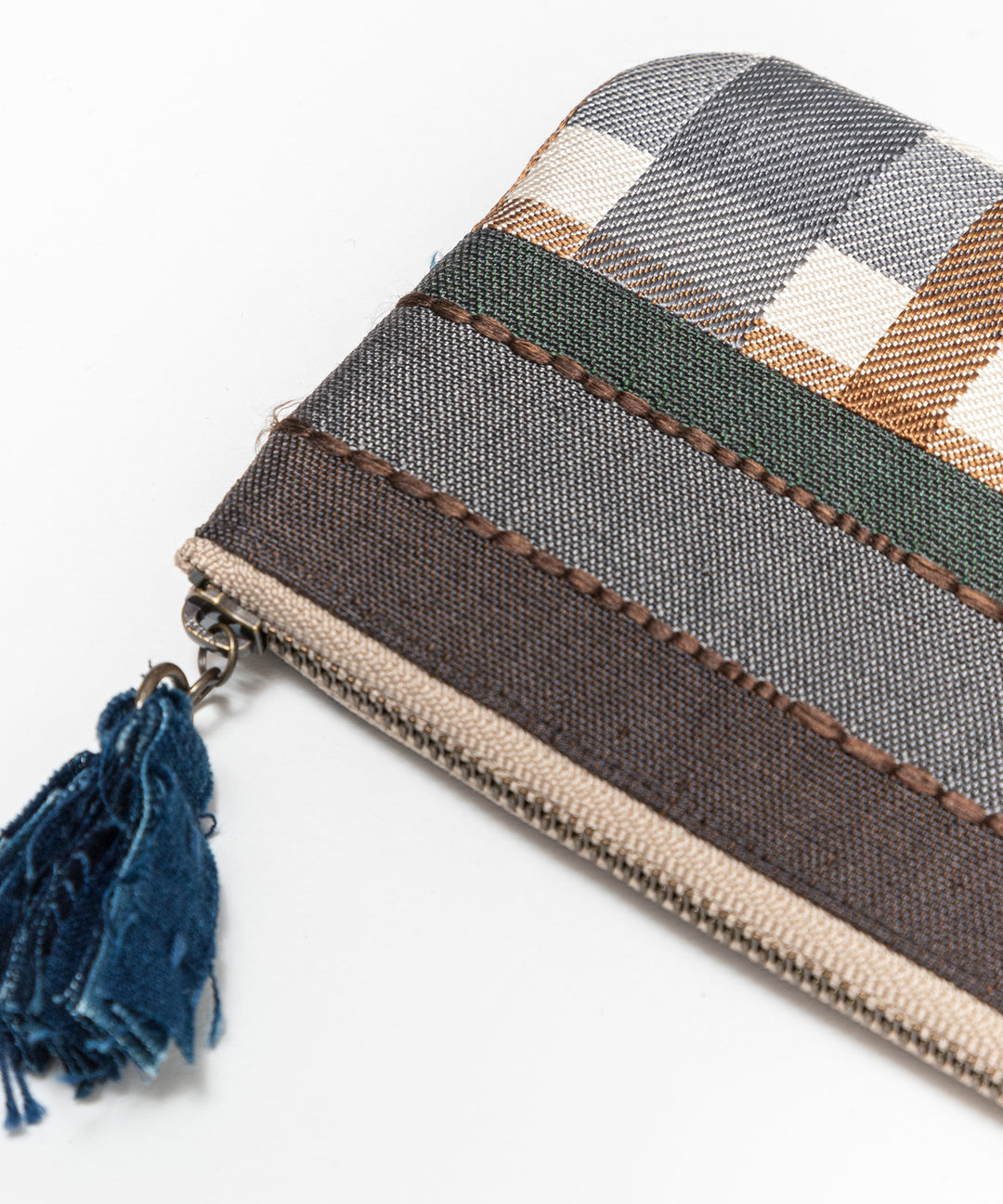 Willow dyeing and weaving workshop × TERAS BORO FABRIC wallet