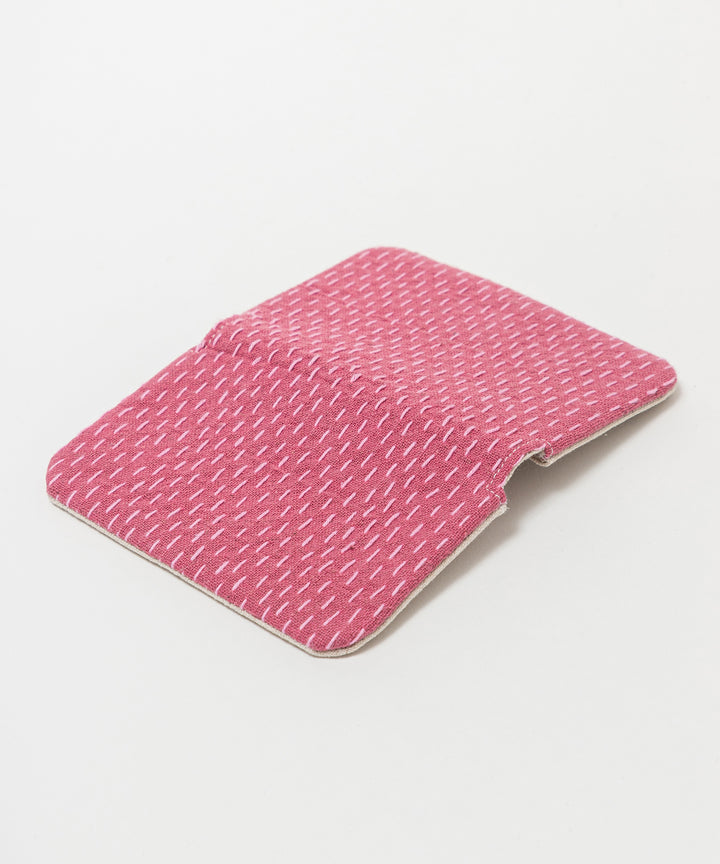 SASHIKO FABRIC card case