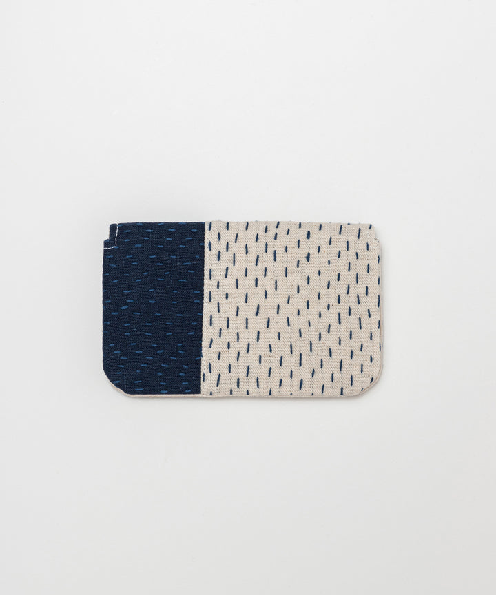 SASHIKO FABRIC card case